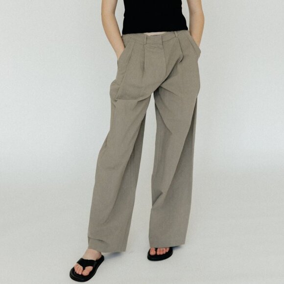 Proenza Schouler Helena Pant in Bayleaf